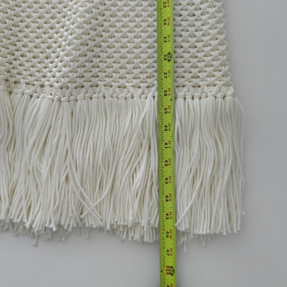 Michael Kors Fringe Trim Knit Dress, New, Size M - Picture 13 of 17